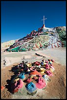 Leonard Knight's folk art Salvation Mountain. Nyland, California, USA ( color)