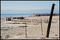 Bombay Beach abandoned marina. California, USA ( color)