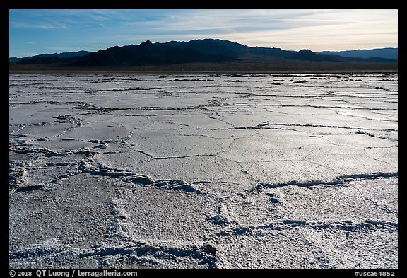 Salt flats near Amboy. California, USA (color)