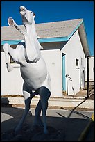 Horse sculpture, Amboy. California, USA ( color)