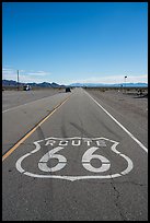 Route 66 marking, Amboy. California, USA ( color)
