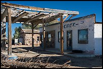 Abandonned building. Mojave Trails National Monument, California, USA ( color)