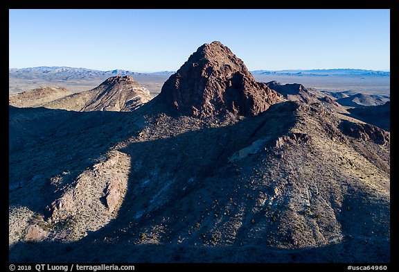 Hart Peak. Castle Mountains National Monument, California, USA (color)