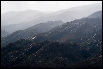 Santa Rosa Mountains ridges. Santa Rosa and San Jacinto Mountains National Monument, California, USA ( color)