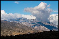 San Jacinto Mountains from high in the south. Santa Rosa and San Jacinto Mountains National Monument, California, USA ( color)