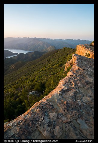 Annies Rock, Stebbins Cold Canyon Reserve. Berryessa Snow Mountain National Monument, California, USA (color)