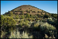 Schonchin Butte. Lava Beds National Monument, California, USA ( color)