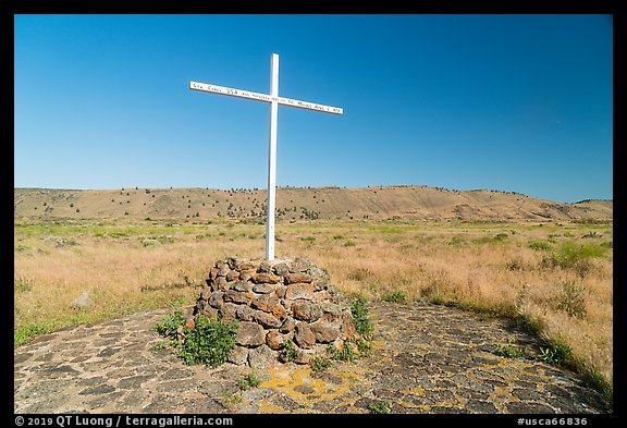 Canby Cross. Lava Beds National Monument, California, USA (color)