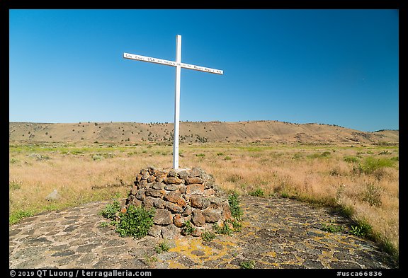 Canby Cross. Lava Beds National Monument, California, USA (color)