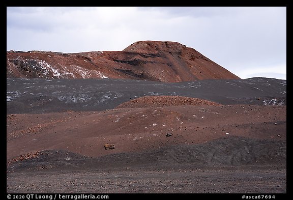 Pisgah Crater cinder cone. Mojave Trails National Monument, California, USA (color)