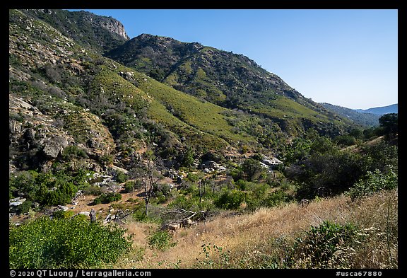 Tule River Canyon. Giant Sequoia National Monument, Sequoia National Forest, California, USA (color)