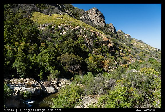 Tule River Valley. Giant Sequoia National Monument, Sequoia National Forest, California, USA (color)