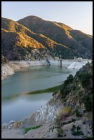 Moris Dam, San Gabriel Canyon. San Gabriel Mountains National Monument, California, USA ( color)
