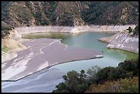 Banks, Moris Reservoir. San Gabriel Mountains National Monument, California, USA ( color)
