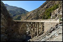 Bridge to Nowhere. San Gabriel Mountains National Monument, California, USA ( color)