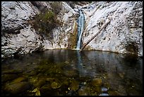 Pool and Lower Switzer Falls. San Gabriel Mountains National Monument, California, USA ( color)
