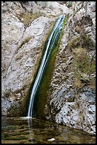 Upper Switzer Falls. San Gabriel Mountains National Monument, California, USA ( color)