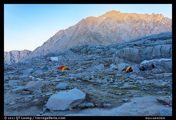 Trail Camp, evening, Inyo National Forest. California (color)