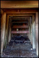 San Cristobal Mine tunnel, Almaden Quicksilver County Park. San Jose, California, USA ( color)