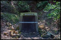 San Cristobal Mine entrance, Almaden Quicksilver County Park. San Jose, California, USA ( color)