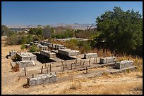 Ruins of Buena Vista deep shaft pumphouse, Almaden Quicksilver County Park. San Jose, California, USA ( color)