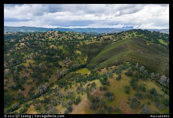 Blue Ridge hills. Berryessa Snow Mountain National Monument, California, USA (color)
