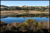 Grant Lake in summer, Joseph Grant County Park. San Jose, California, USA ( color)