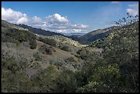 Valley in early winter, Canada del Oro Open Space Preserve. California, USA ( color)