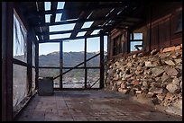 Porch of abandoned miner cabin. Chuckwalla National Monument, California, USA ( color)
