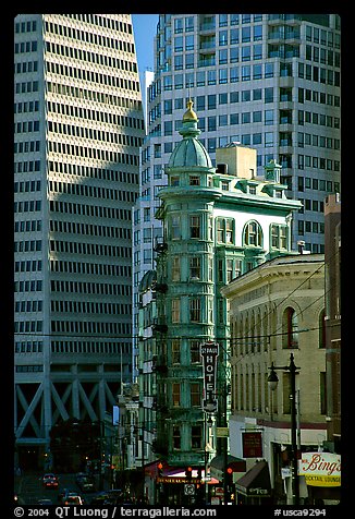 Columbus Tower. San Francisco, California, USA (color)