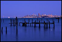 City  seen from Sausalito. San Francisco, California, USA (color)