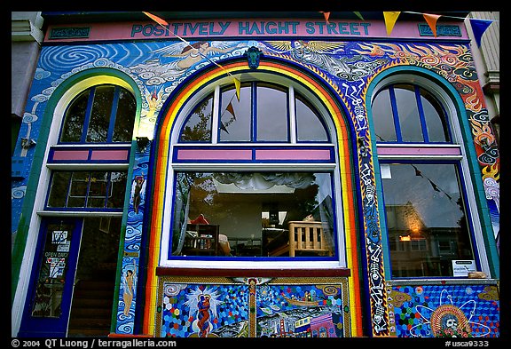 Positively Haight Street, Haight Ashbury district. San Francisco, California, USA