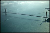 Aerial view of the Golden Gate Bridge. San Francisco, California, USA (color)