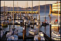 Marina at sunset. San Francisco, California, USA (color)