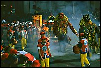 Parade during the Chinese New Year celebration. San Francisco, California, USA