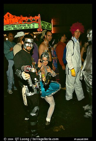 Halloween on Castro street. San Francisco, California, USA (color)