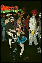 Halloween on Castro street. San Francisco, California, USA (color)