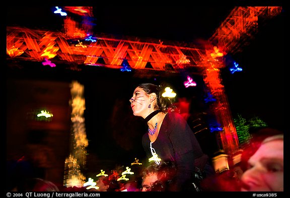 Halloween on Castro street. San Francisco, California, USA (color)