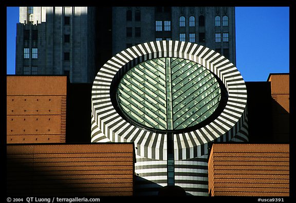 MOMA building. San Francisco, California, USA (color)