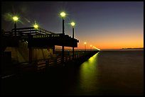 Berkeley Pier at sunset. Berkeley, California, USA