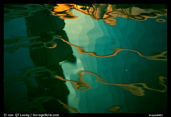 Reflections of Oracle corporate buildings. Redwood City,  California, USA