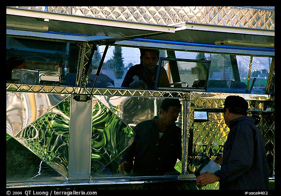 Taco Van. Redwood City,  California, USA (color)