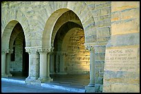 Arches of Main Quad. Stanford University, California, USA