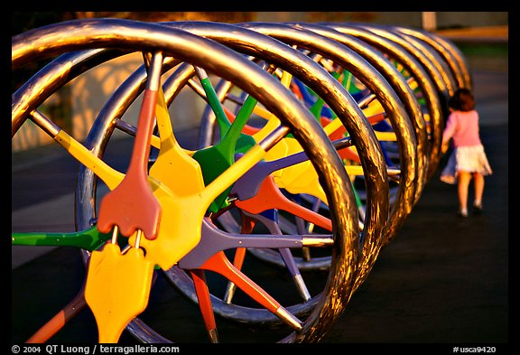 Model of the DNA Double Helix, Lawrence Hall of Science. Berkeley, California, USA (color)