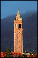 The Campanile, University of California at Berkeley campus. Berkeley, California, USA ( color)