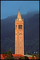 The Campanile, University of California at Berkeley campus. Berkeley, California, USA (color)