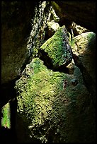 Bear Gulch talus caves. Pinnacles National Park, California, USA. (color)