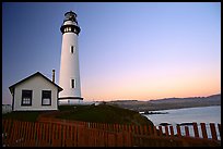 Pigeon Point Lighthouse, dusk. San Mateo County, California, USA