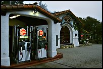 Gas station, highway 1. Carmel-by-the-Sea, California, USA