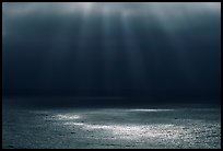 Light and fog over the Ocean. Big Sur, California, USA ( color)